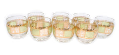 8 1960s Lowball Glasses